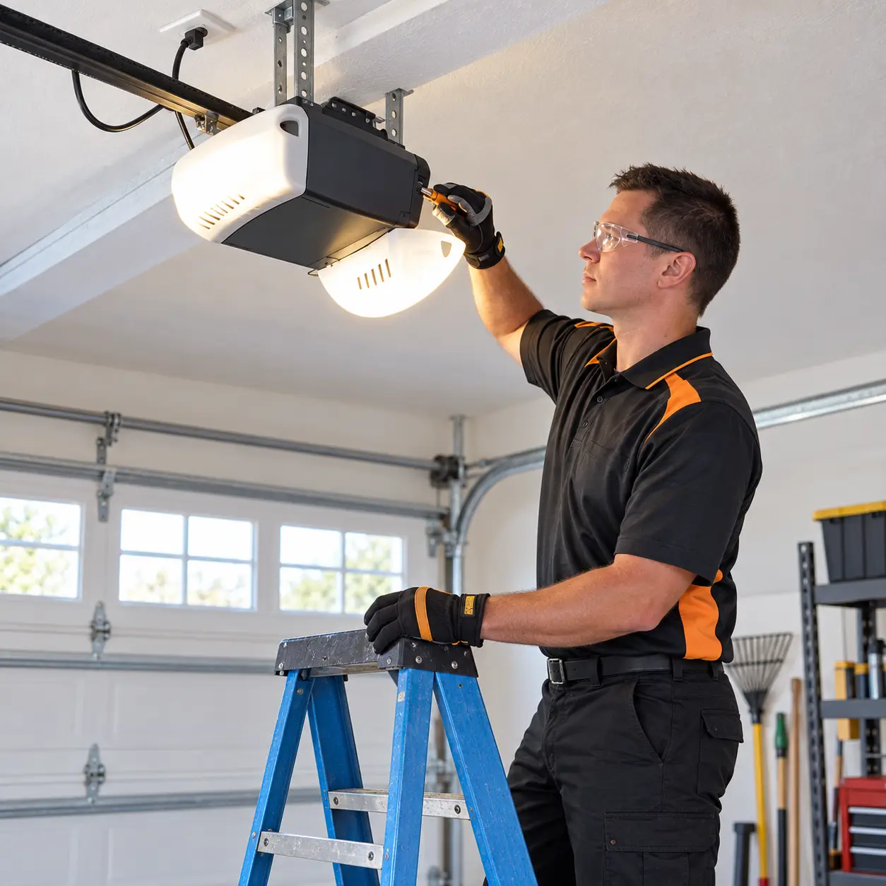 Garage door opener repair in Leander TX