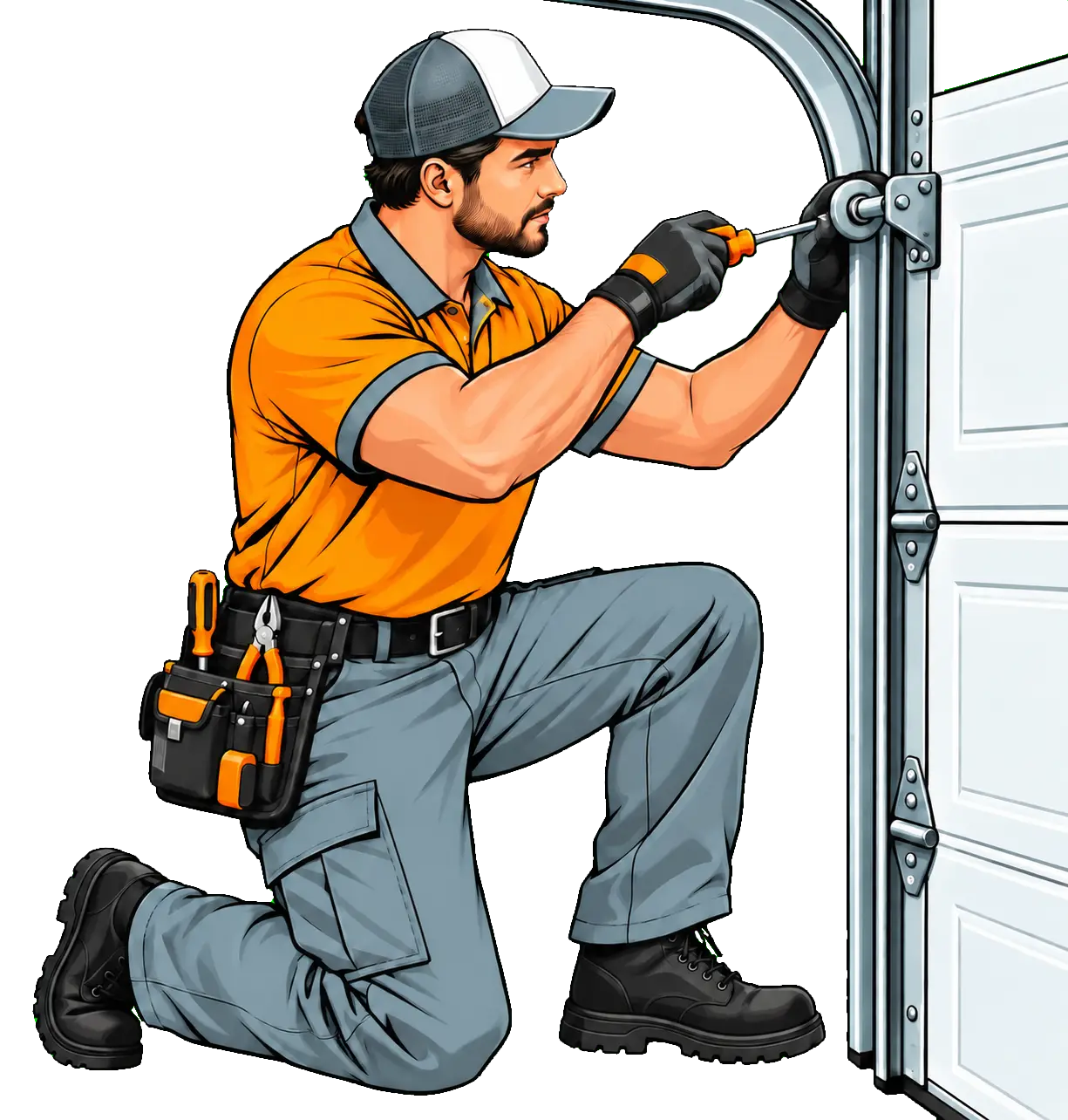 Garage door technician in Leander TX