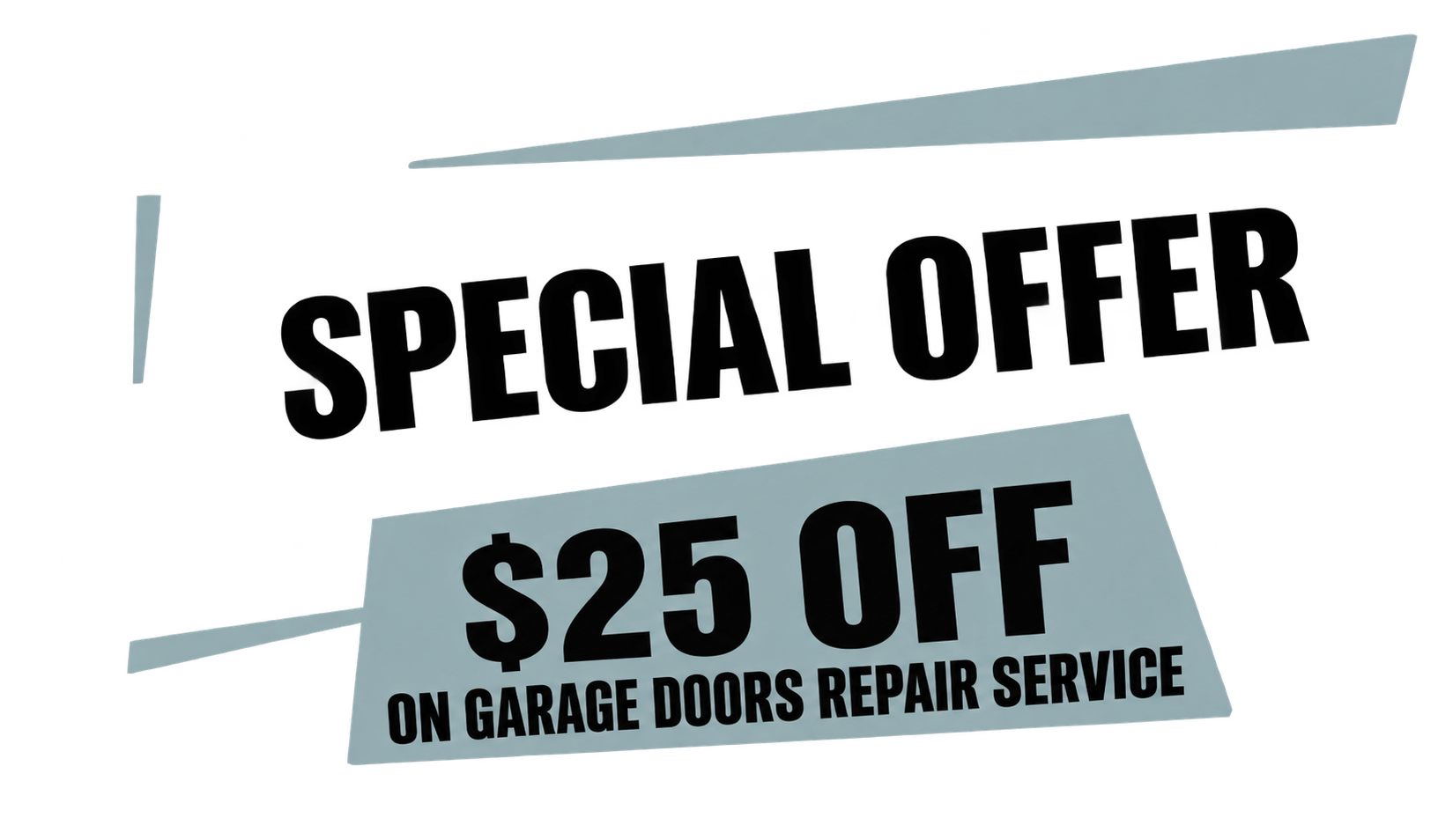 $25 off garage door repair service
